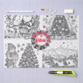 Joyful Colors Christmas Wrap Seidenpapier (Handwerk)