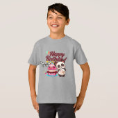 Joyful Confetti Happy Birthday Grueting T-Shirt (Vorne ganz)