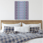 Joyful Confetti Mosaic II Stretched Canvas Print Leinwanddruck (Insitu (Schlafzimmer))