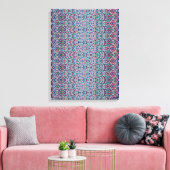 Joyful Confetti Mosaic II Stretched Canvas Print Leinwanddruck (Insitu (Wohnzimmer))