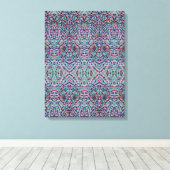 Joyful Confetti Mosaic III Stretched Canvas Print Leinwanddruck (Insitu (Holzboden))