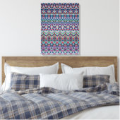 Joyful Confetti Mosaic IV Canvas Print Leinwanddruck (Insitu (Schlafzimmer))