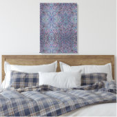 Joyful Confetti Mosaic Stretched Canvas Print Leinwanddruck (Insitu (Schlafzimmer))