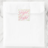 Joyful Confetti - Square Sticker (Tasche)