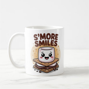 Joyful Cream S'more Cartoon Marshmallow Snack Kaffeetasse