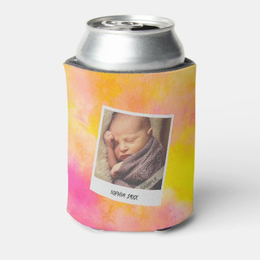 Joyful Custom 30. Geburtstag Foto Dosenkühler (Kanne Rückseite)