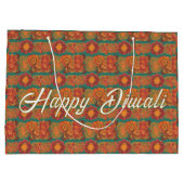 Joyful Diwali Festival Große Geschenktüte (Rückseite)