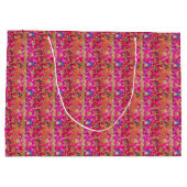 Joyful Diwali Festival Große Geschenktüte (Rückseite)