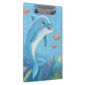 Joyful Dolphin Moments Klemmbrett (Rechts)