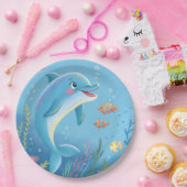 Joyful Dolphin Moments Pappteller (Party)