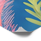 Joyful Dolphin Moments Poster (Ecke)