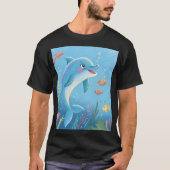 Joyful Dolphin Moments T-Shirt (Vorderseite)