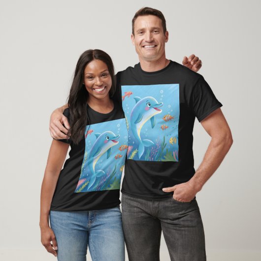 Joyful Dolphin Moments T-Shirt (Unisex)