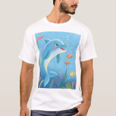 Joyful Dolphin Moments T-Shirt (Vorderseite)