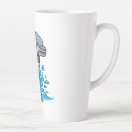 Joyful Dolphin Splash - Mug Milchtasse