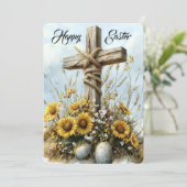 Joyful Easter Blessings Feiertagskarte (Stehend Vorderseite)