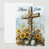 Joyful Easter Blessings Feiertagskarte (Vorne/Hinten)