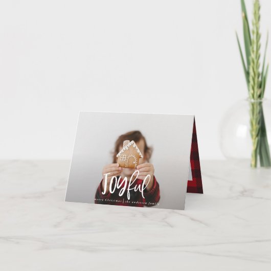 Joyful ein Foto Drehbuch Tartan Familienurlaub (Vorderseite)