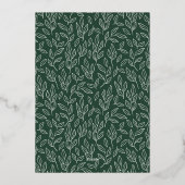 Joyful Elegance Script-Foto Folien Feiertagskarte (Rückseite)