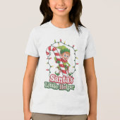 Joyful Elf Tri-Blend Shirt (Vorderseite)