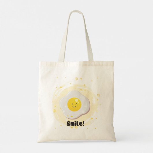 Joyful Expression: Der Power einer lächelnden Tasc Tragetasche (Rückseite)