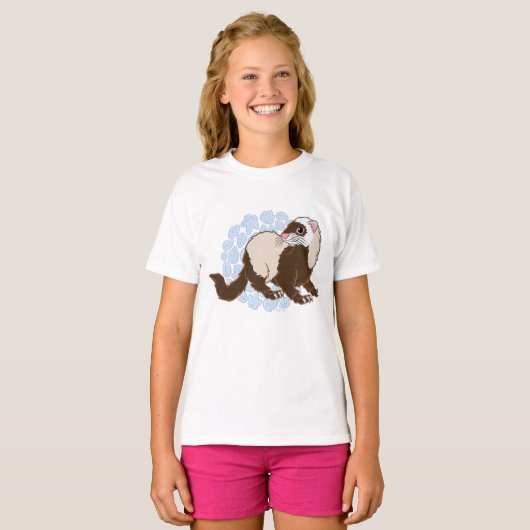 Joyful Ferret T-Shirt (Vorne ganz)