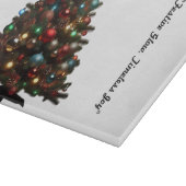"Joyful Festive Nights" Schneidebrett (Ecke)
