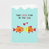 Joyful Fish Romance Card Karte (Vorderseite)