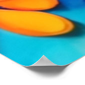 Joyful Floral Painting Poster (Ecke)