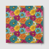 Joyful Floral Vintage Illustration Gästebuch (Rückseite)