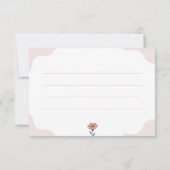 Joyful Floral Wedding Einladung Danke Cards (Rückseite)