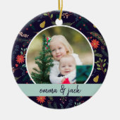 Joyful Foliage Foto Keramikornament (Vorne)