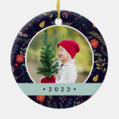 Joyful Foliage Foto Keramikornament (Hinten)