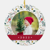 Joyful Foliage Foto Keramikornament (Hinten)