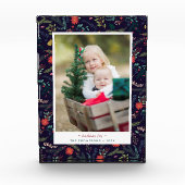 Joyful Foliage Holiday Foto Block (Vorderseite)