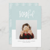 Joyful Foto Text Moderne Ferien (Vorne/Hinten)