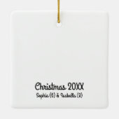 Joyful Foto Weihnachtsschmuck (Rückseite)