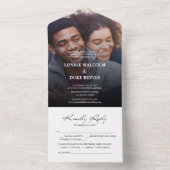 Joyful Fun Foto Wedding All In One Einladung (Innen Boden)