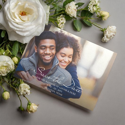 Joyful Fun Foto Wedding Save the Date Magneteinladung