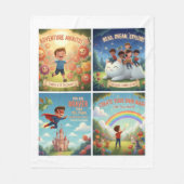 Joyful Garden Adventures for Kids & Pets Fleecedecke (Vorderseite)