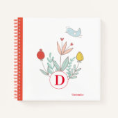 Joyful Garden Bird Spiral Notebook Notizblock (Vorderseite)