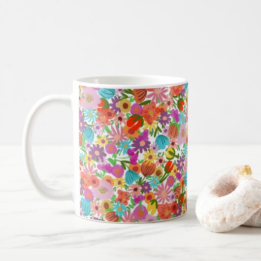 Joyful Garden Bloom Kaffeetasse (Mit Donut)