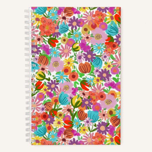Joyful Garden Bloom Notizblock (Vorderseite)