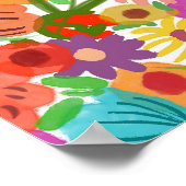 Joyful Garden Bloom Poster (Ecke)