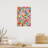 Joyful Garden Bloom Poster (Küche)