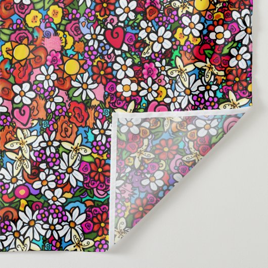 Joyful Garden Groovy  Wandteppich (Detail)