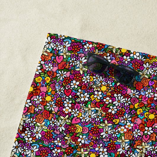 Joyful Garden Strandtuch (Beispiel)