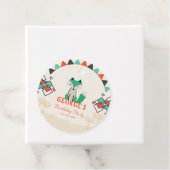 Joyful Geometric Shapes Tribal Fox Geburtstag Geschenkanhänger (Beispiel)