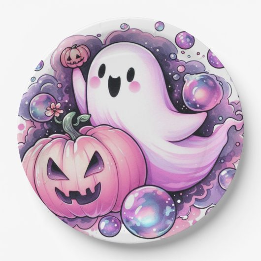 Joyful Ghost Pappteller (Vorderseite)