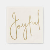 JOYFUL Gold Imitate Fossil Serviette (Vorderseite)